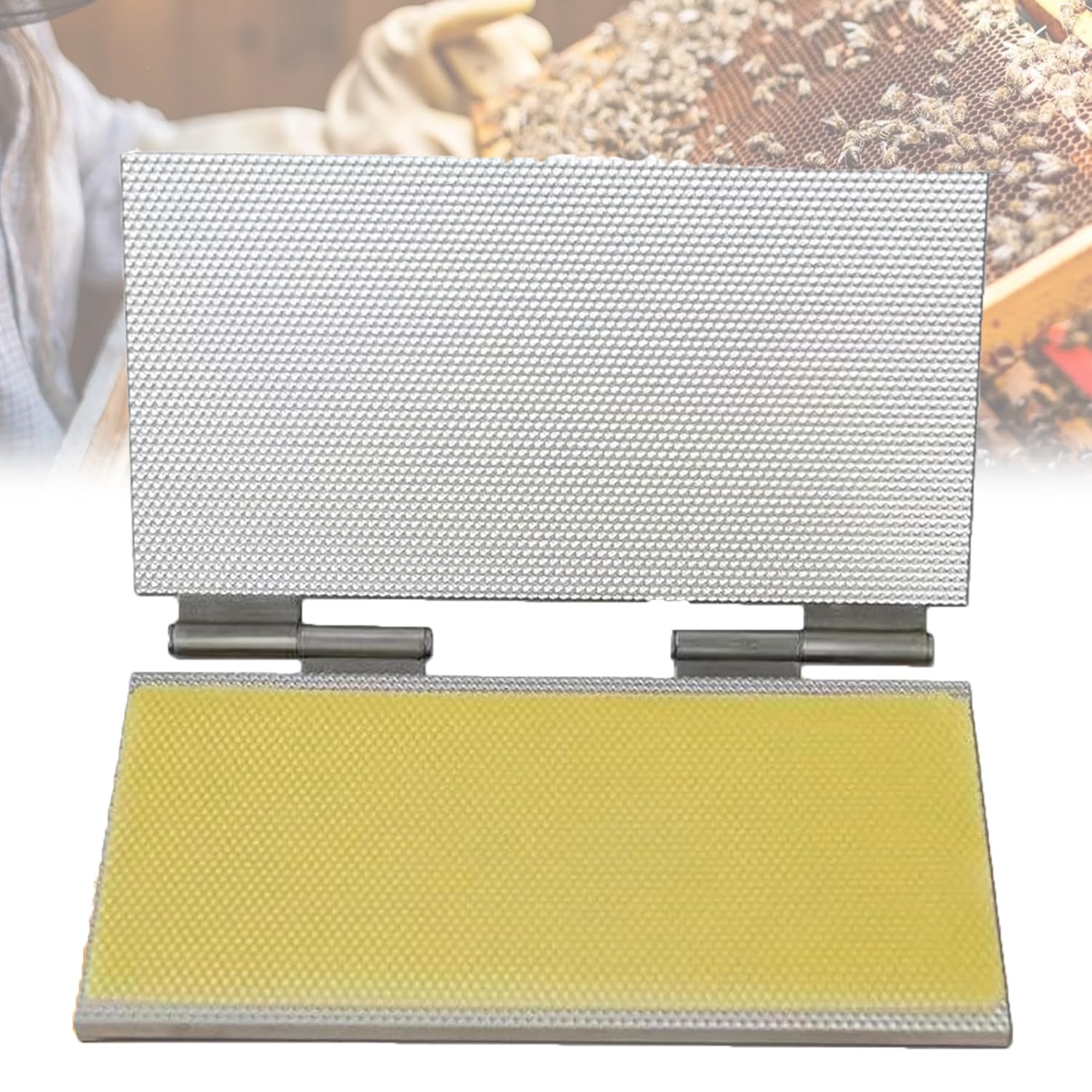Bienenwachs-Prägeform, manuelle Bienenwachs-Basismaschine mit Griff, schnelle Produktion 3–5 Sekunden, Imkerbedarf-Ausrüstungswerkzeug
