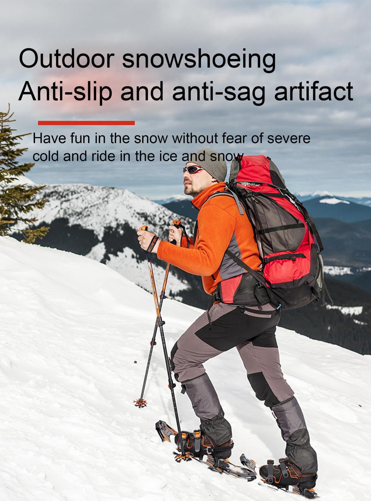 VIDECOR Mini Pattini da Sci Corti, Tavole da Sci Migliorate da Attaccare a Scarponi da Sci, Scarponi da Snowboard o Scarpe Invernali, Pattini da Neve più Corti Che Si Adattano allo Zaino