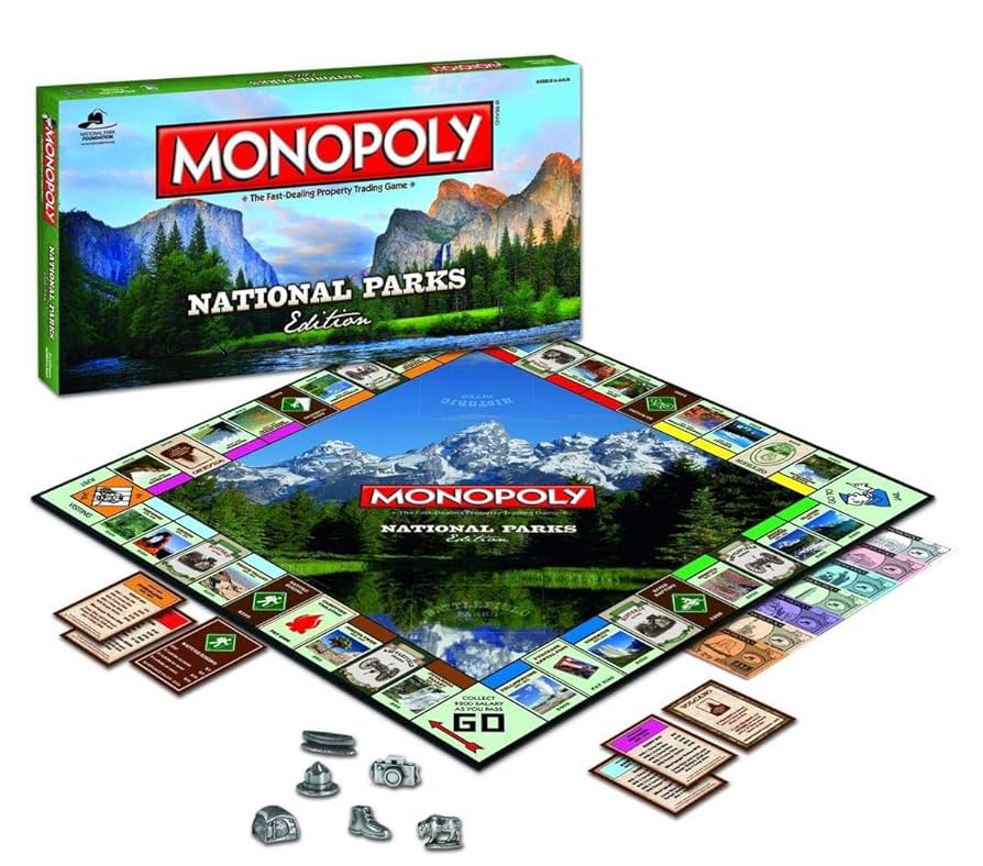 人生ゲーム MONOPOLY NATIONAL PARKS SPECIAL EDITION National Parks Monopoly Board Game: National Parks Monopoly
