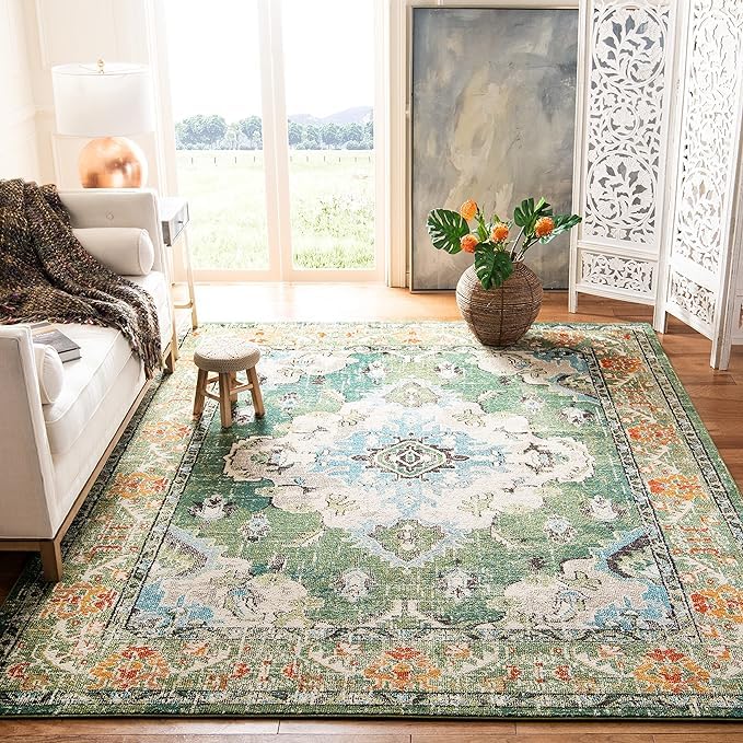 Tapis grand salon moderne pour sécuriser le sol de la salle à manger et de la cuisine