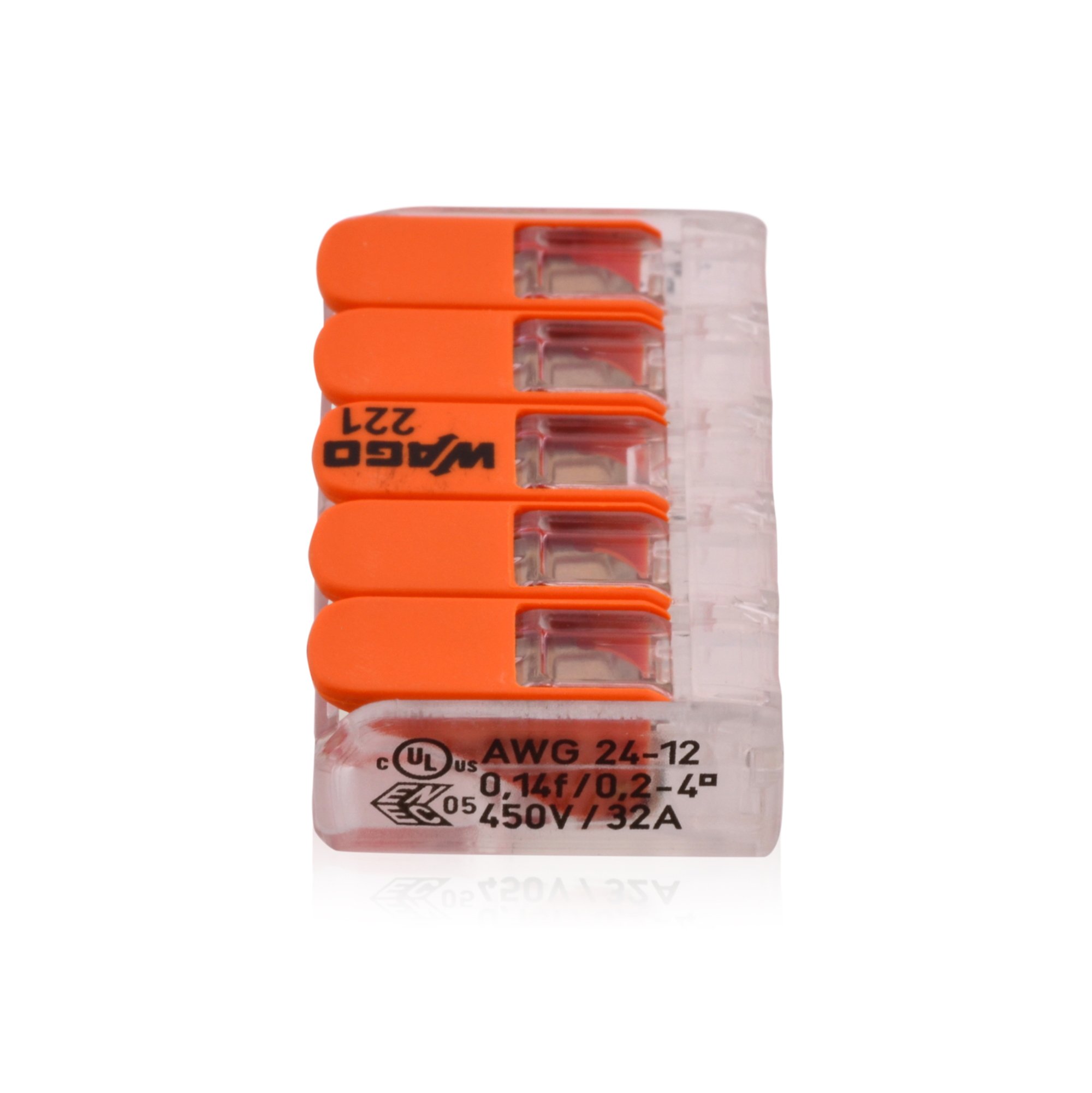 Morsetti Di Giunzione WAGO® Serie 221 Con Apertura E Serraggio A Scatto - Foto 7