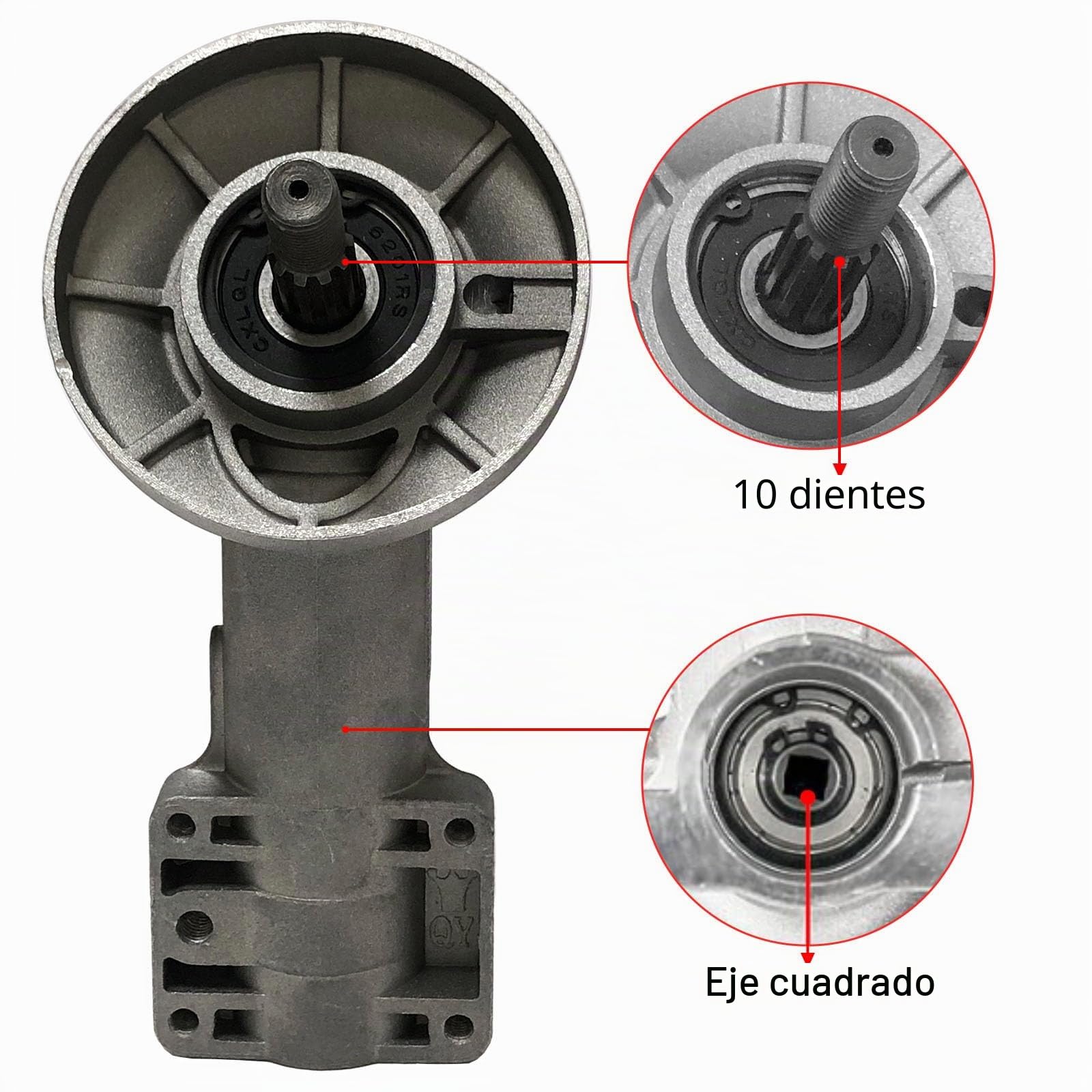 Cabezal de engranaje de repuesto para desbrozadora Stihl FS56RCE, FS91R, FS70R, FS94R, FS111R, FS131, FS91, FS131R, desbrozadora, desbrozadora de malas hierbas, número de pieza 4180 640 0114