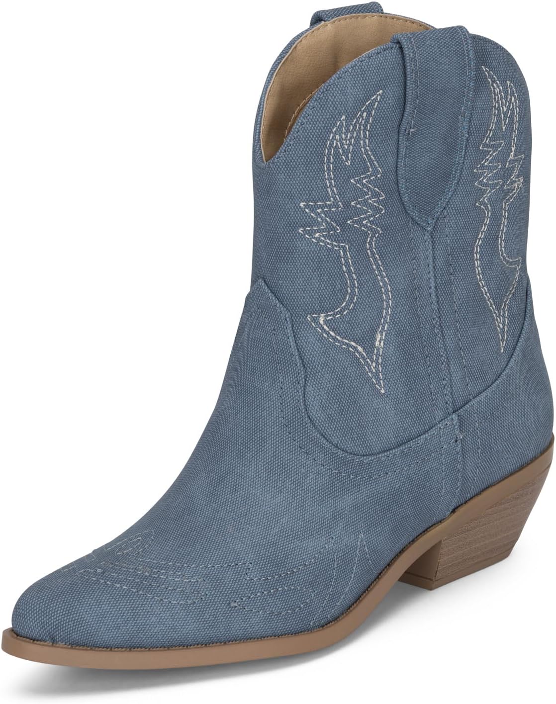 Chariot & Co -Susan- Womens Cowboy Cowgirl Western Ankle Booties Pointed Toe Boots