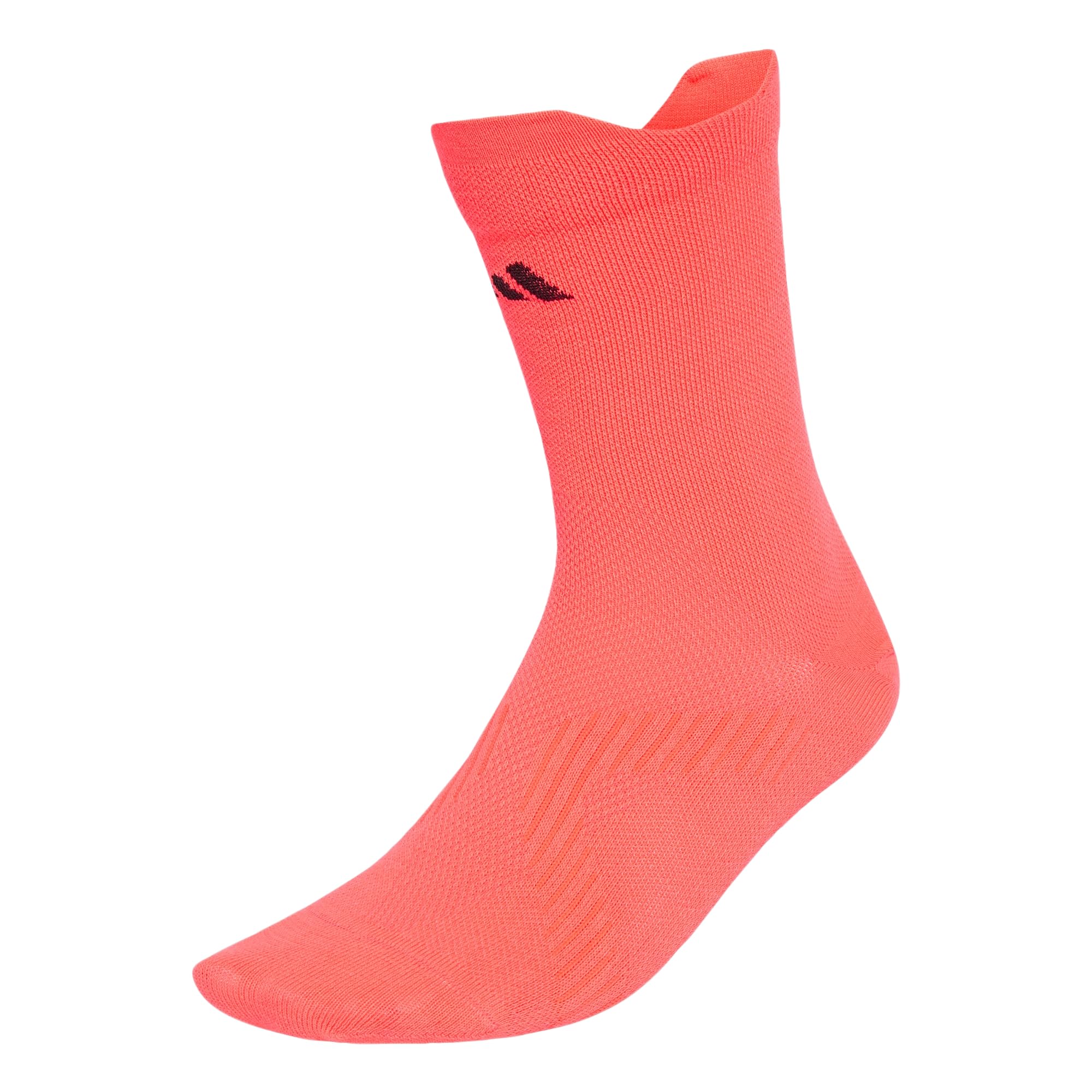 adidas Unisex Running Message Crew Sock Socks, Solar Turbo/black, L