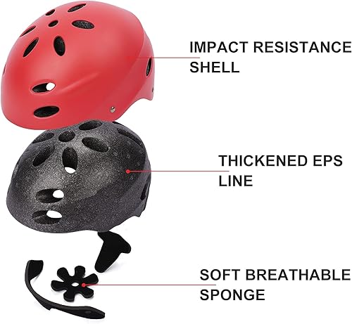 Miniatura 3 de Equipo de protección para niños, rodilleras y coderas con protector de muñeca, accesorios para patineta, patineta, ciclismo, patinaje, scooter.