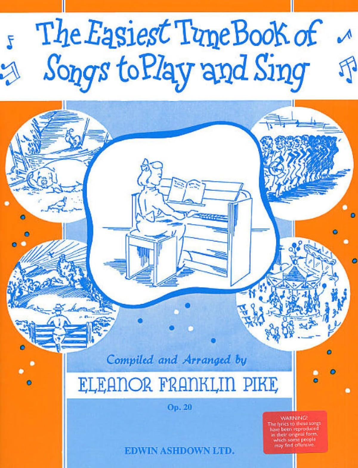 THE EASIEST TUNE BOOK OF SONGS TO PLAY AND SING PVG