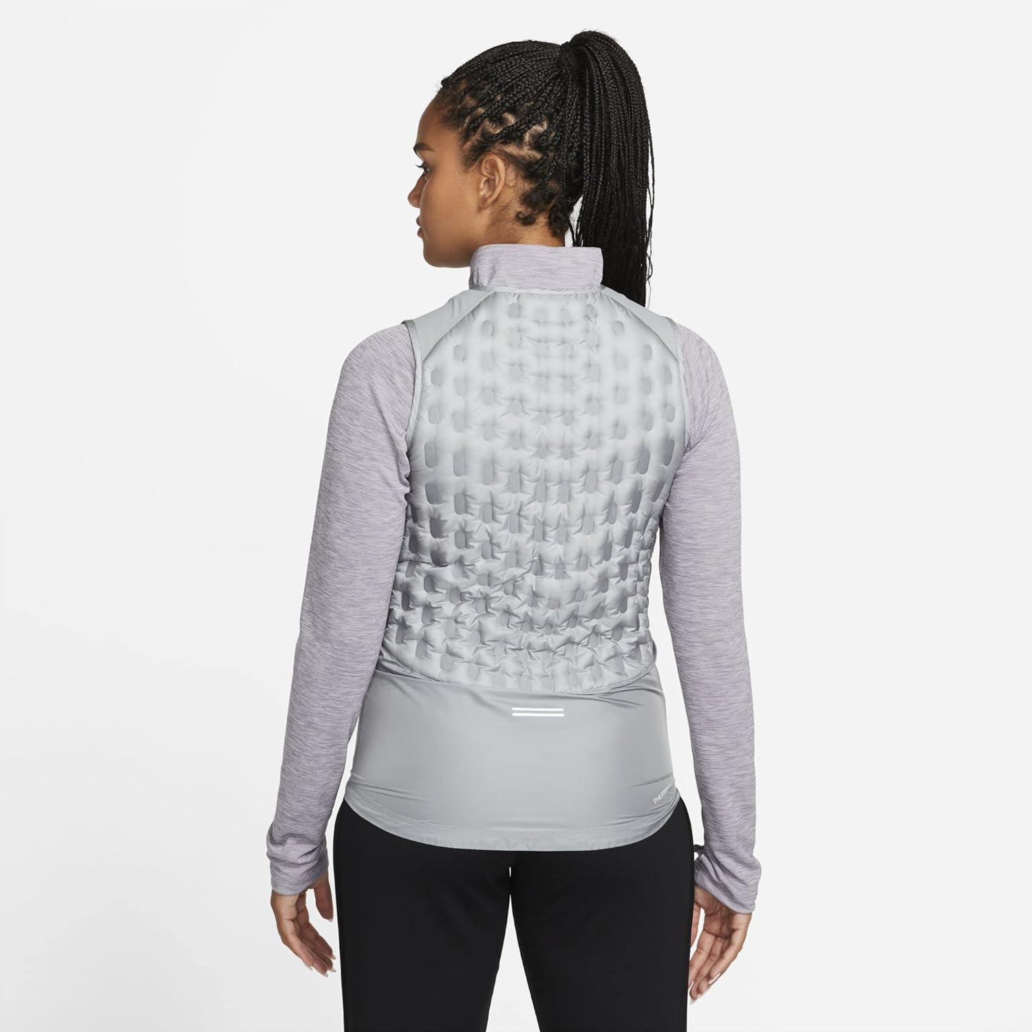 Nike Therma-FIT ADV Women's Downfill Running Vest (as1, alpha, x_s, regular, regular, Particle Grey)