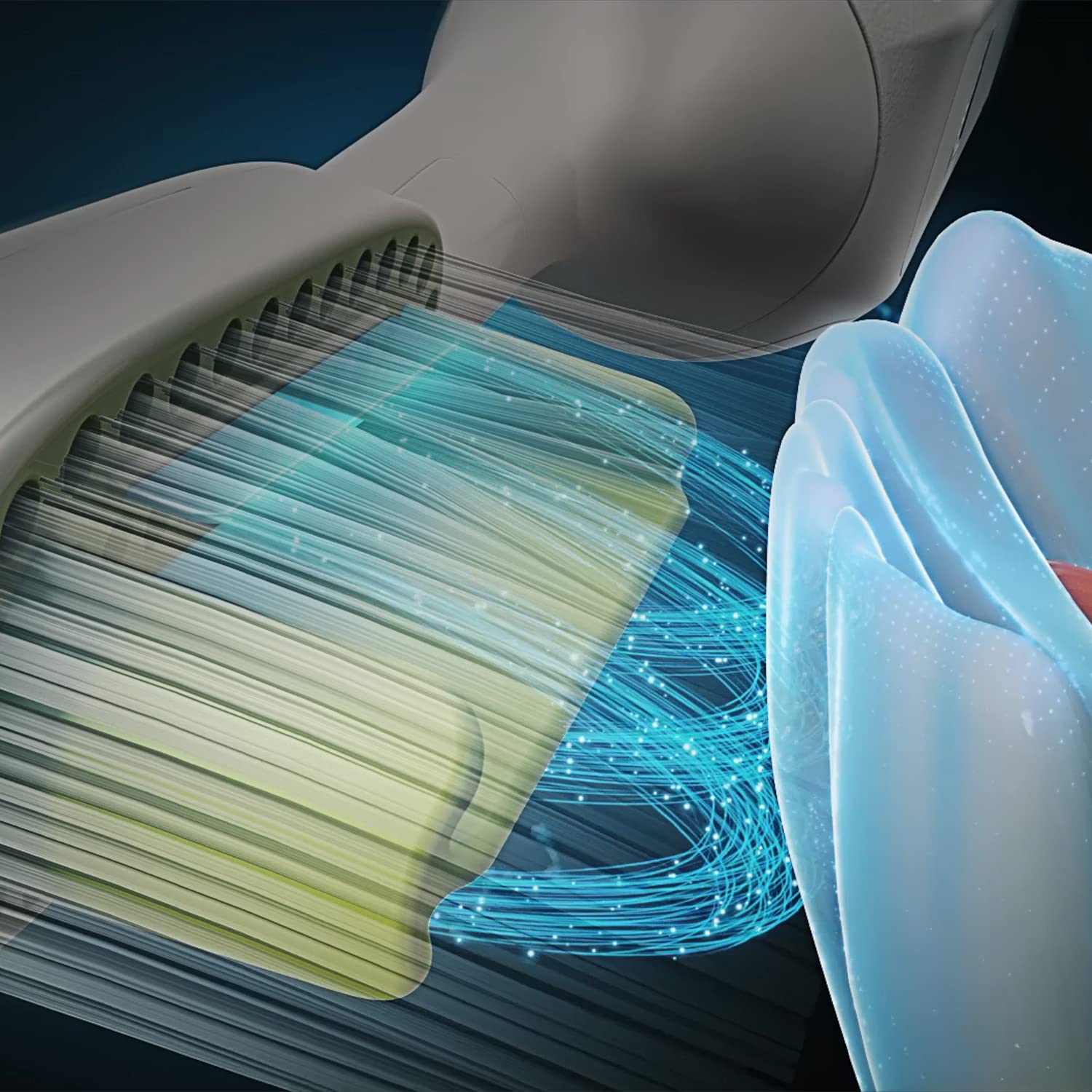 SILK'N Toothwave Brosse à dents électrique - Technologie anti-décoloration et tartre - 48 000 vibrations par p.m. - Noir