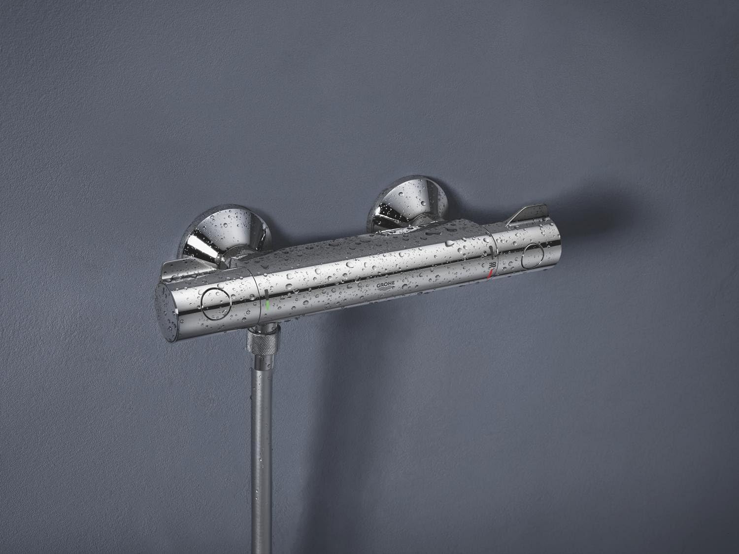 Grohe Grohtherm 800 Miscelatore Termostatico per Doccia 34558000, Cromo, ‎38.8 x 12.8 x 8.8 cm