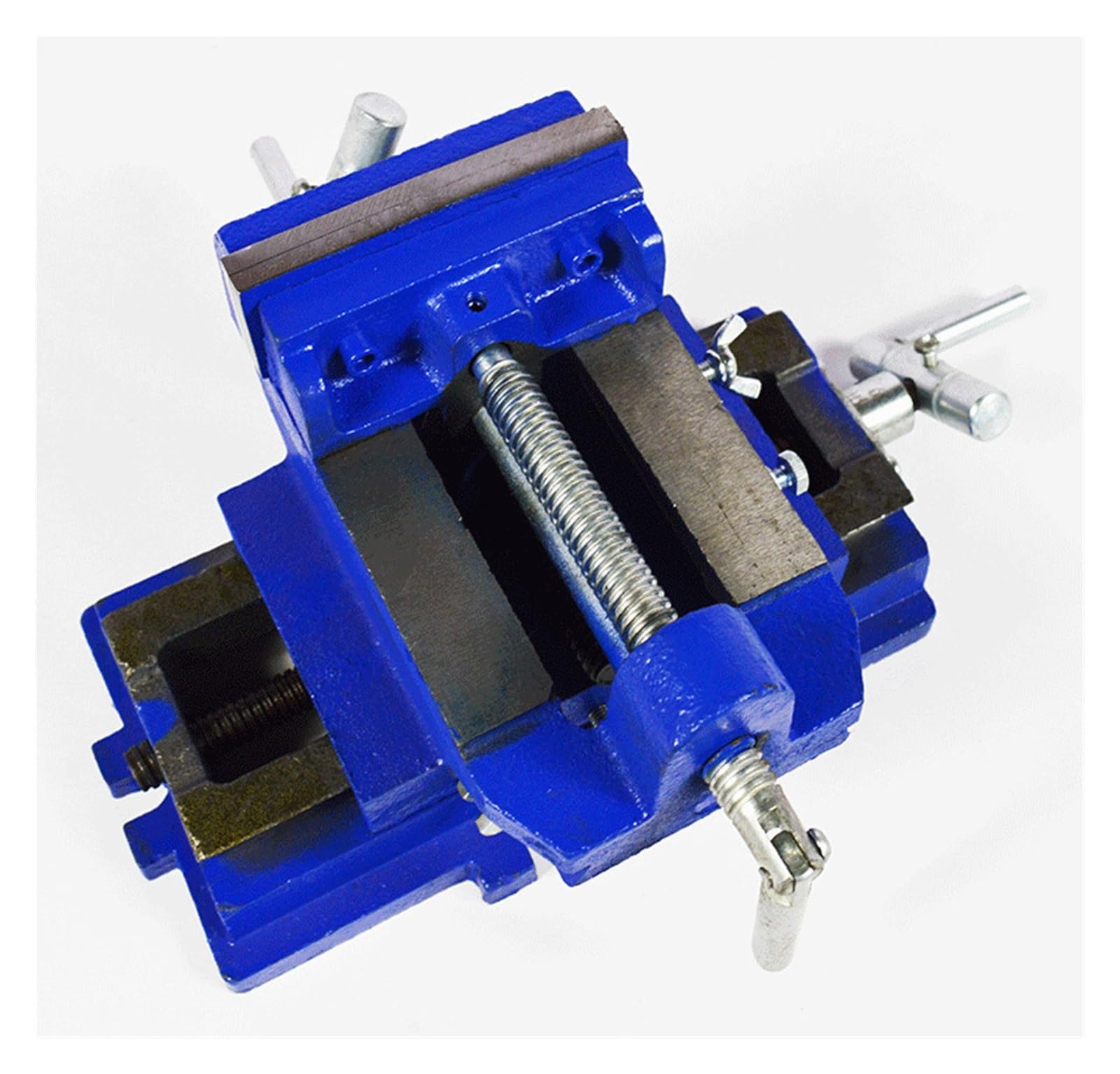Heavey Duty Cross Slide Vise 4 inch Press Heavy Vise Cross Slide Vice Parallel-Jaw Vice Workbench