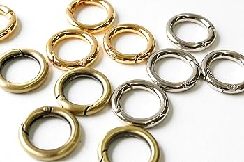 Amazon.co.jp: 日本紐釦貿易(Nippon Chuko) ミニ丸型カラビナ 外