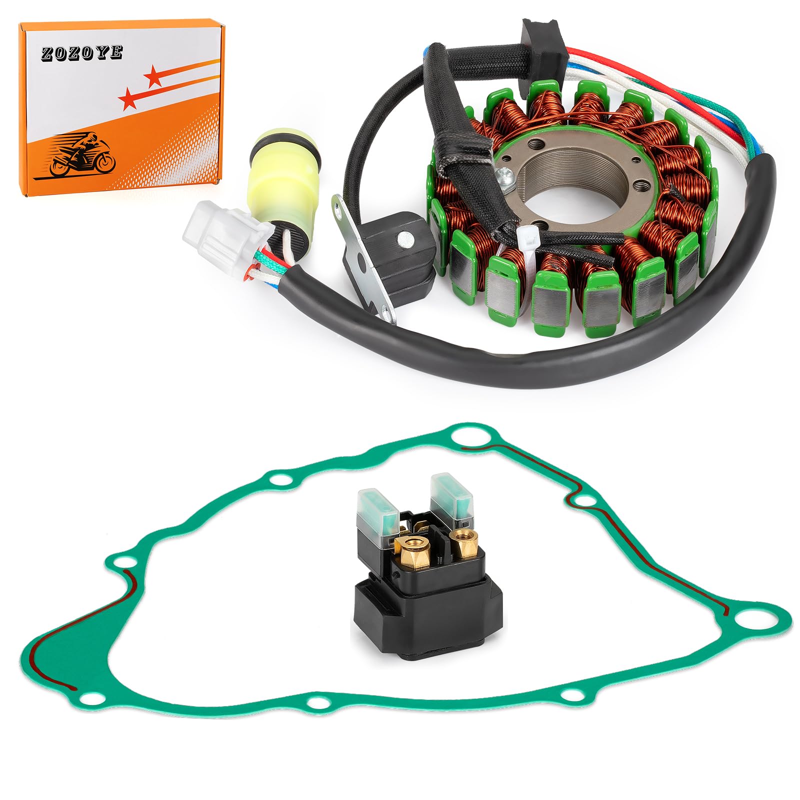 Kit Stator + Régulateur + Joint Pour Yamaha YFM350R RAPTOR 350 (2004-2013) - 11