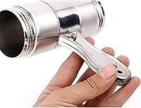 Vista 5 de Máquina manual para hacer pasta de fideos, herramienta de cocina de espagueti, máquina de prensa de acero inoxidable, máquina de prensa para pasta