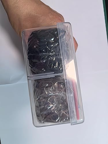 Miniatura 10 de Funtopia - Bandas elásticas para el cabello, 2500 unidades, bandas de goma para el cabello, mini ligas para el cabello para niñas y mujeres,
