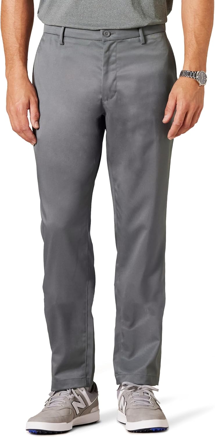 Amazon Essentials Men's Athletic-fit Stretch Golf Pants (Available in Big & Tall) 48W x 28L Charcoal