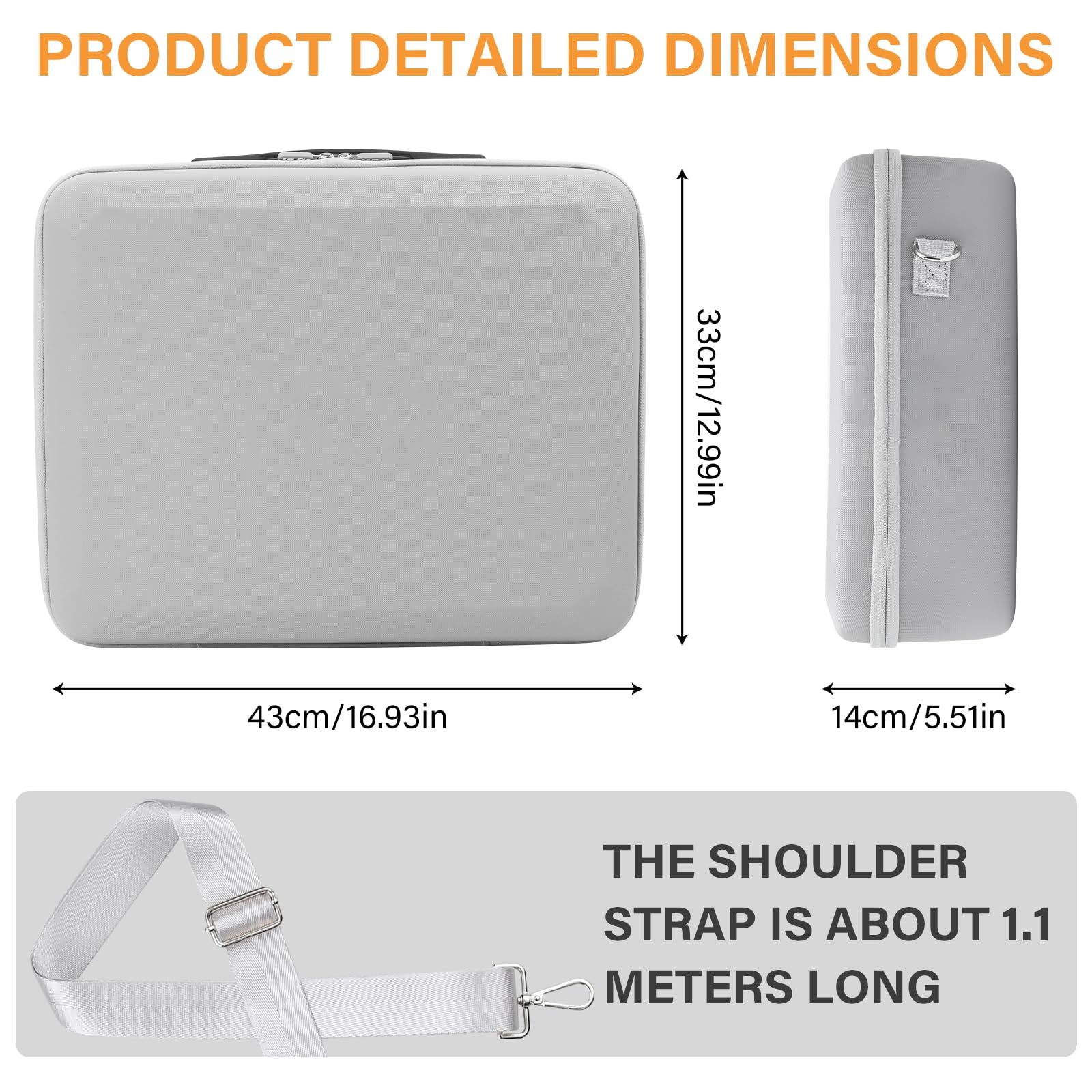 Custodia per DJI Avata 360 Motion Fly More Combo Borsa, Custodia da Trasporto Borsa Bag per Goggles N3 e RC Motion 3 Accessori, per Drone Stoccaggio