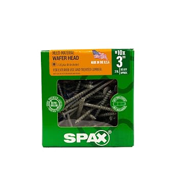 #10 x 3 Exterior Wafer Head Construction Screw (185 pcs) T20+ T-Star Plus HCR-X