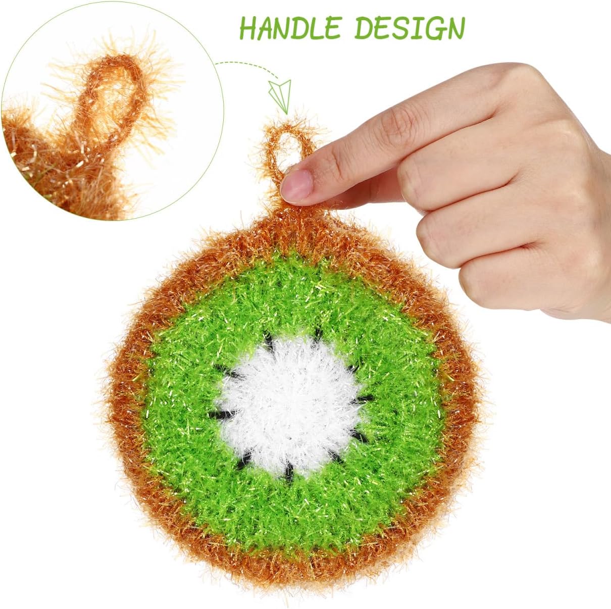 10pcs Cartoon Dishwashing Cloth Super Absorbent Cleaning Sponges for Kitchen for Dishes Pots and Surfaces Convenient Household