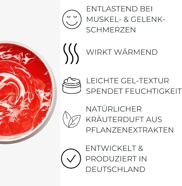 Kräuterhof Pferdebalsam Wärmend Extra Stark (500ml) – Durchblutungsfördernde Wärmesalbe, Massage-Gel mit Rosskastanie & Rotes Weinlaub, Lindert Gelenkschmerzen & Verspannungen - 2