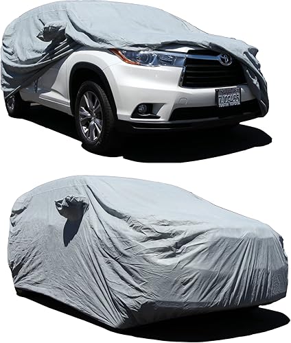 Funda de coche para Toyota Highlander XTREMECOVERPRO PRO Series 2014, 2015, 2016, 2017, 2018, 2019, 2020, 2021, 2022, 2023, color gris