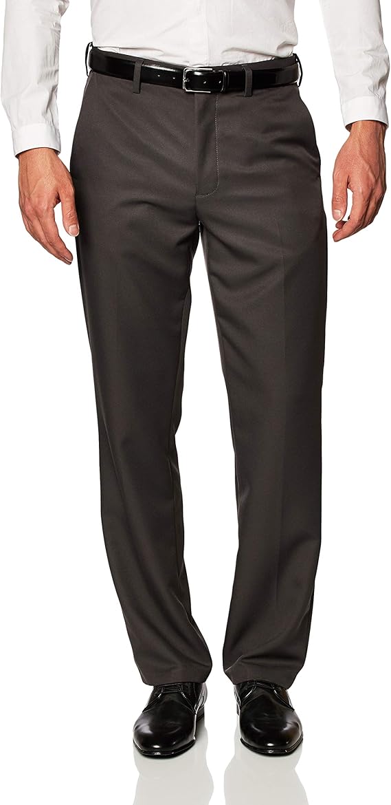 Men's classic-fit expandable-waist flat-front dress pant