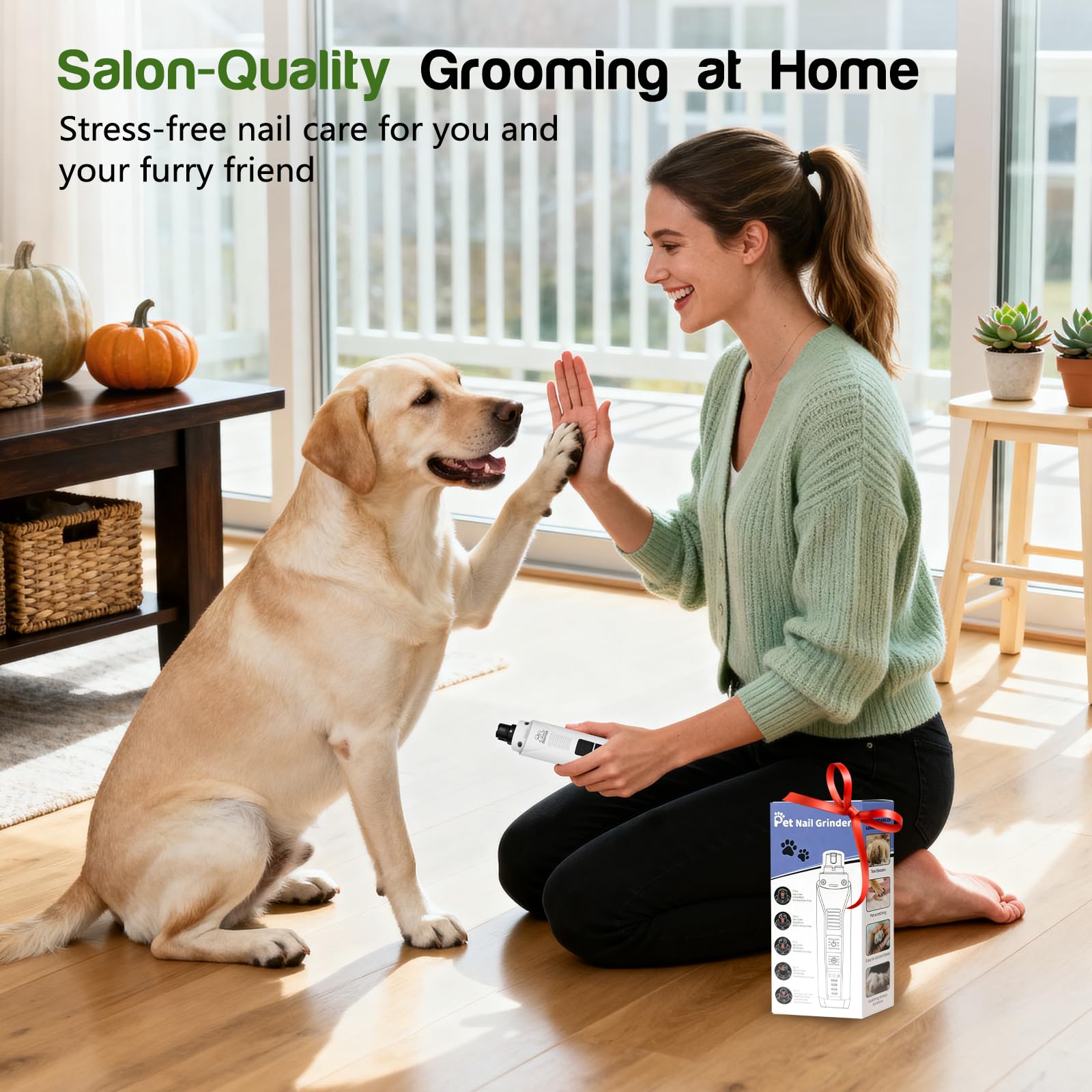 Rechargeable Dog Nail Grinder - Quiet & Safe -9 Rechargeable Dog Nail Grinder - Quiet & Safe -9