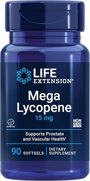 Life Extension Mega Lycopene Extract 15mg 90 Softgels