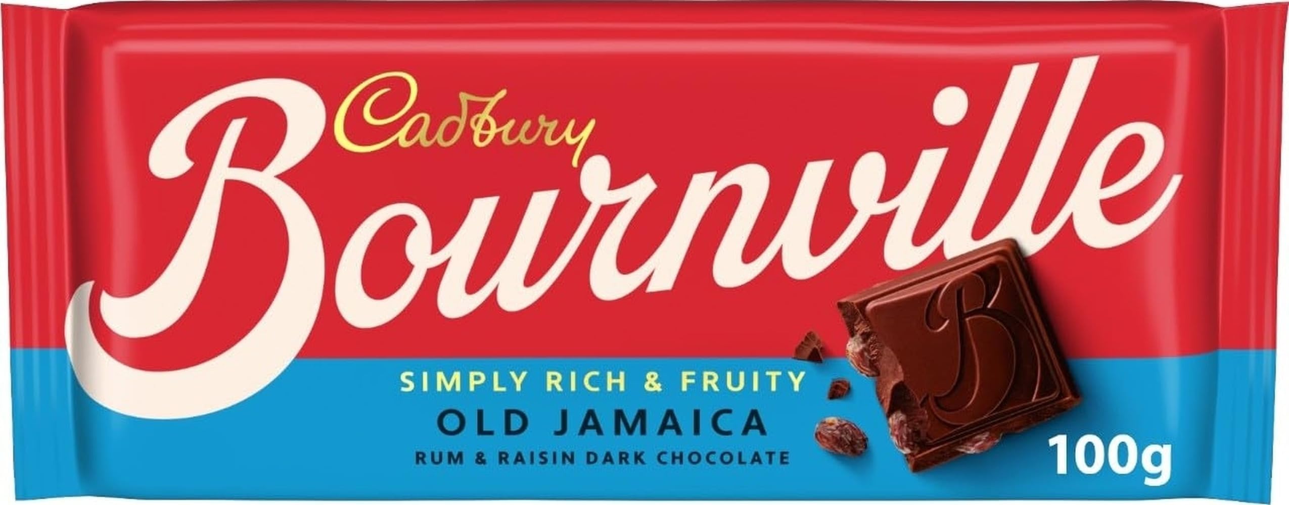 Cadbury Bournville Old Jamaica Dark Chocolate Bar, 100 g (Pack of 1)