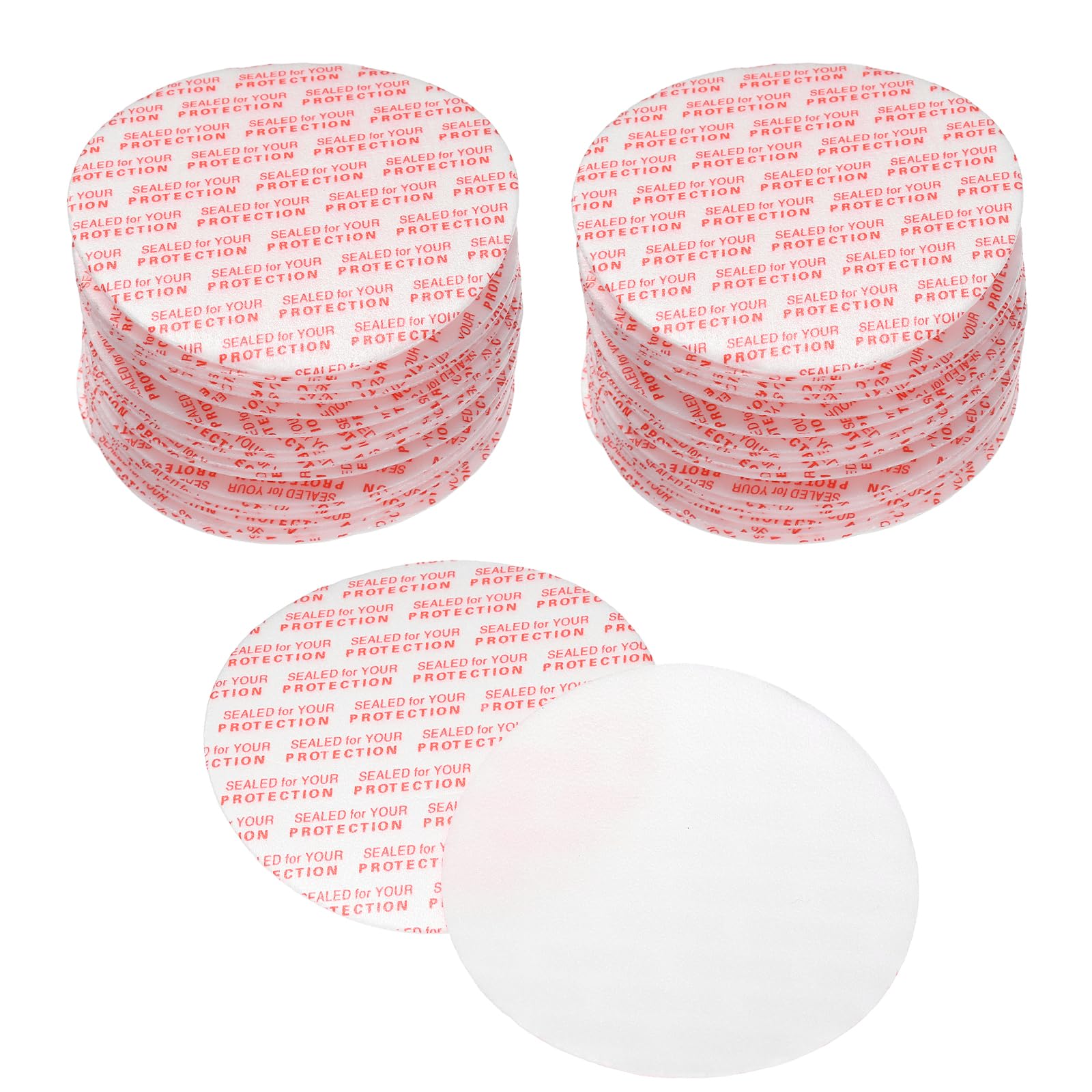 Couvercle en mousse autocollant pour sceller pot alimentaire 60mm