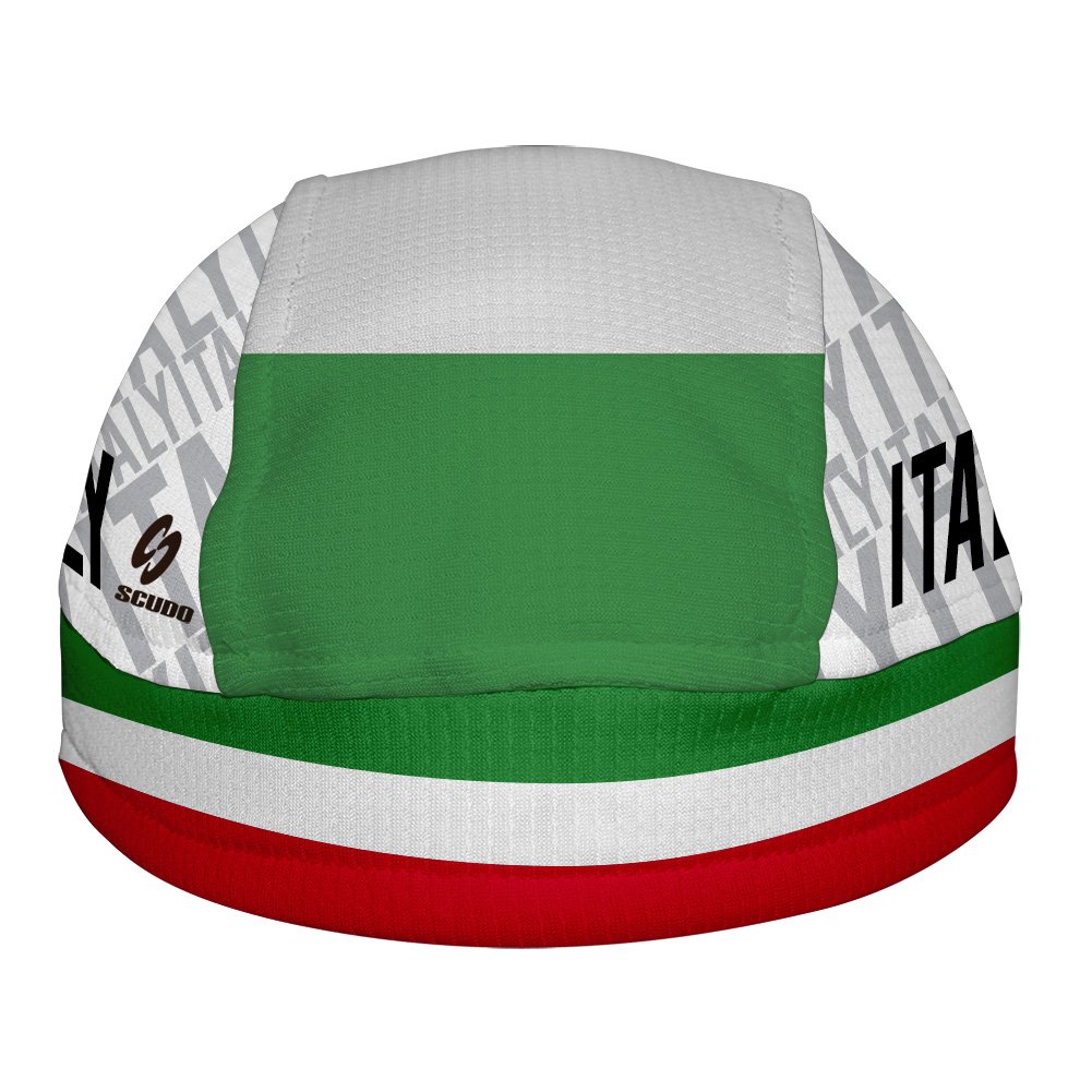 Italy Flag ScudPro Skullcap White