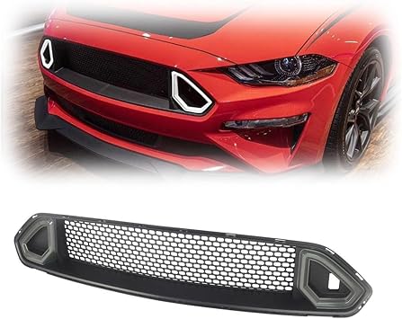 Car Front Grill,Compatible with Mustang 2018-2022,Bumper Grille