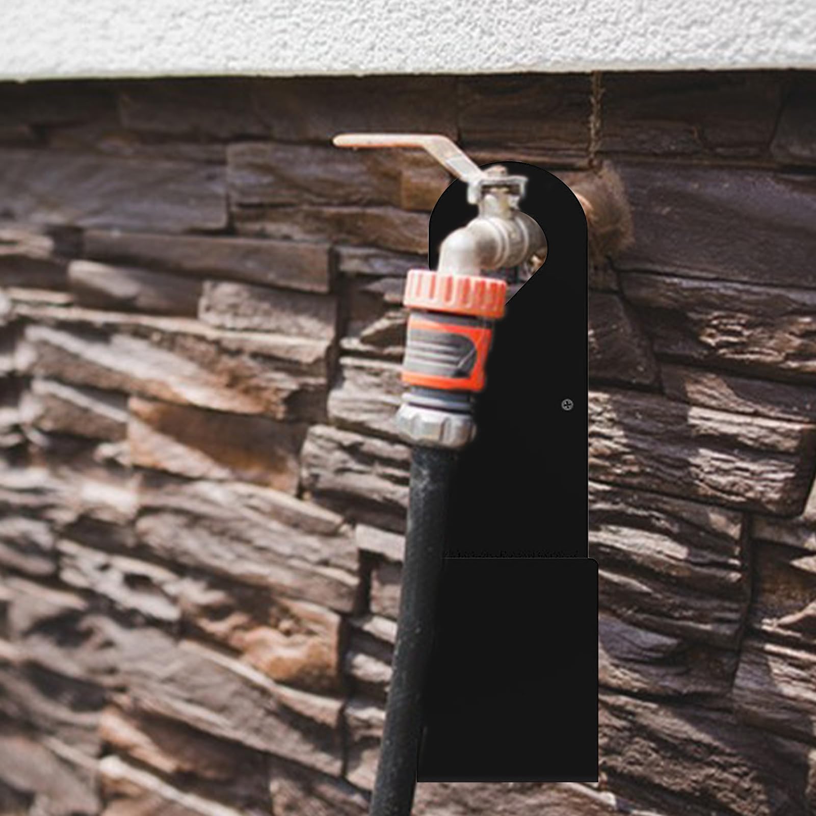 Porta Tubo da Giardino per Esterno,Gancio Portatubo Resistente per Uso Intensivo - di Archiviazione per Attrezzi con Accessori per Irrigazione, Pulizia e Giardino Esterno