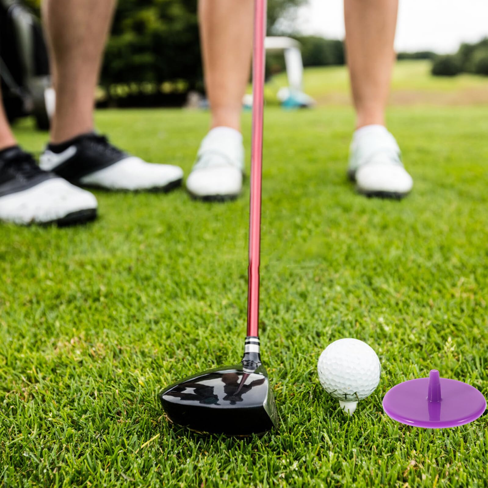 Alipis 100 Stück Golfballmarker aus Kunststoff Runde Ballpositionsmarkierungen Robust und Stabile Flugbahn für Präzises Golfspiel und Einfache Anwendung dem Golfplatz Zufällige Farbe