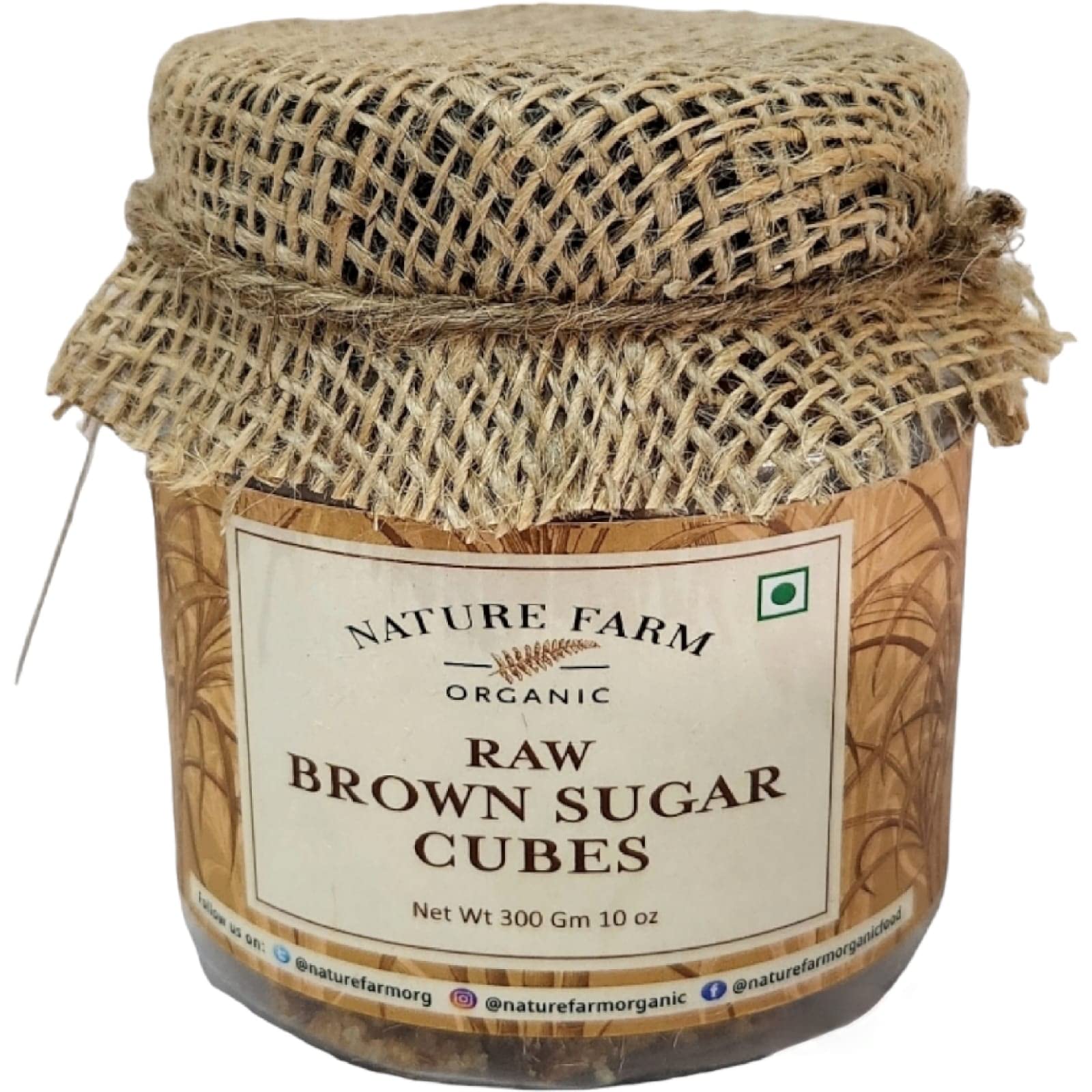 Nature Farm Organic Brown sugar cubes Jar 300g Half Teaspoon sized cubes for Tea Coffee Milk Approx 150 cubes (B0BYTG8FDY) Amazon Price History, Amazon Price Tracker