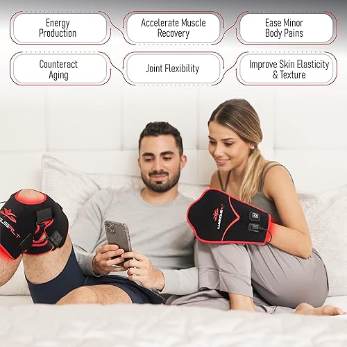 Miniatura 6 de Manopla de mano con terapia de luz roja, dispositivo de terapia de luz infrarroja con apagado automático que promueve el alivio del dolor de mano y