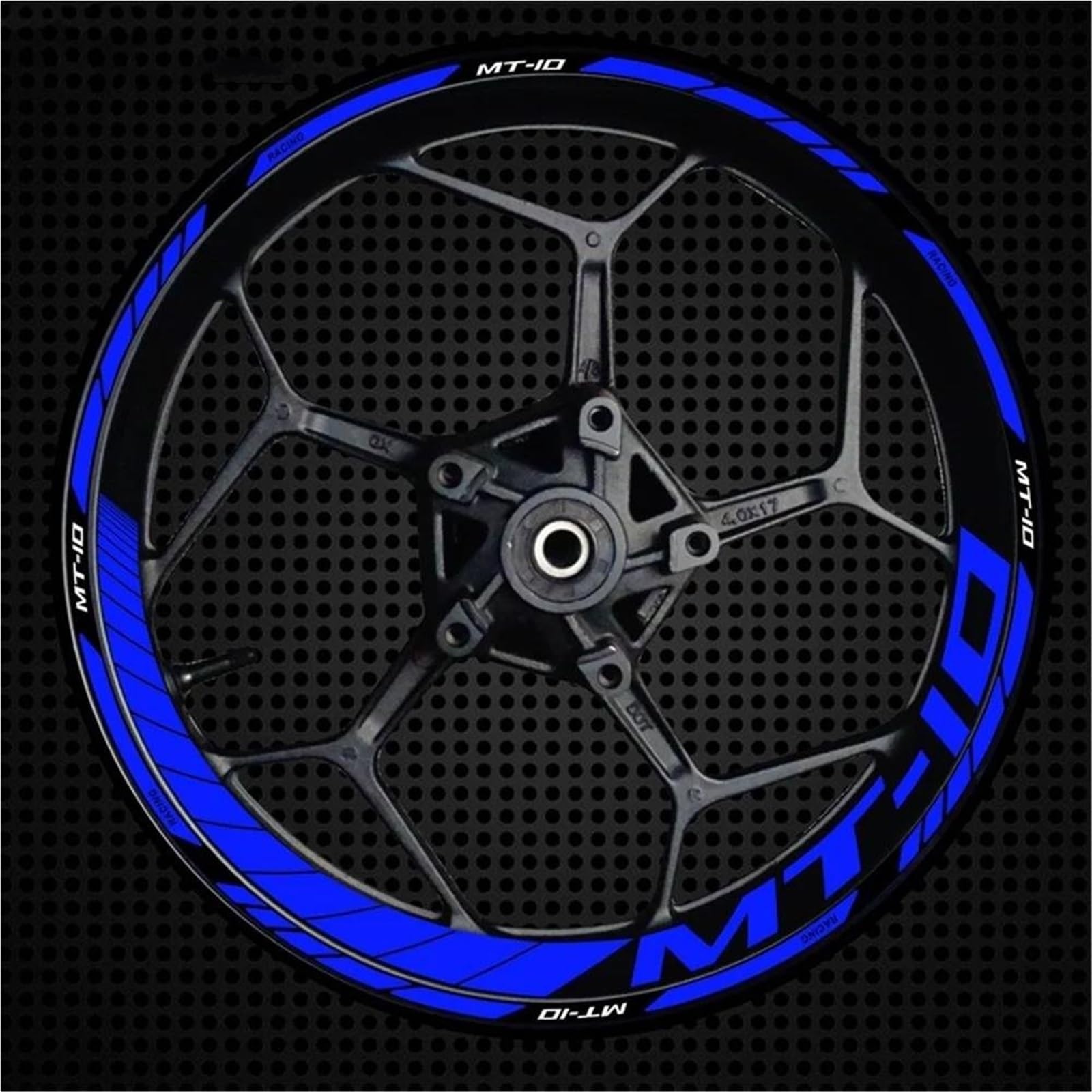 Wheel Stickers Motorcycle Wheel Reflective Decal for MT10 MT-10 MT 10 2022 Stripe Tape Sticker Rim Stickers Hub Decals Rim Reflective Decal