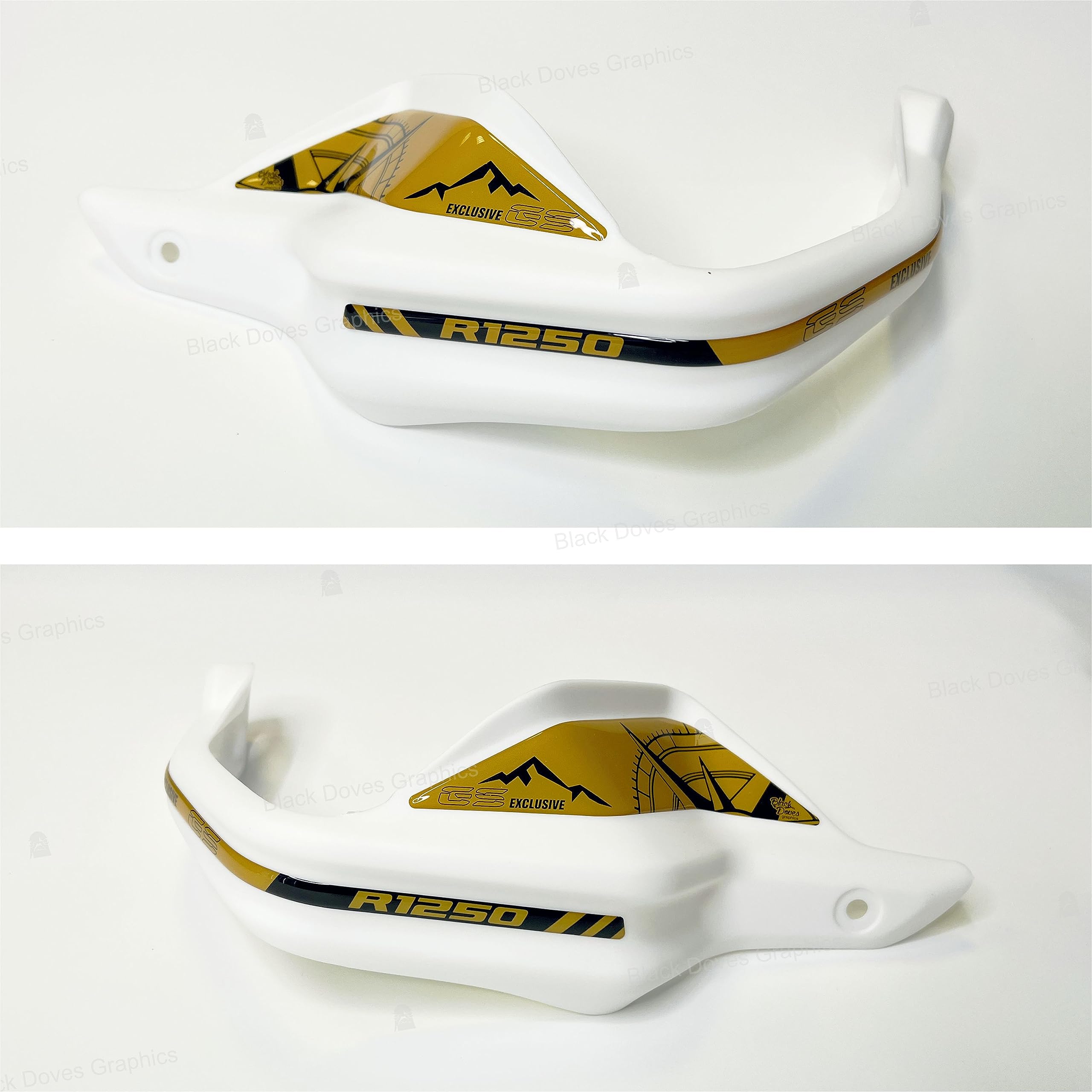 Adesivi 3D Protezioni Paramani compatibili con Motorrad R 1250 GS Exclusive
