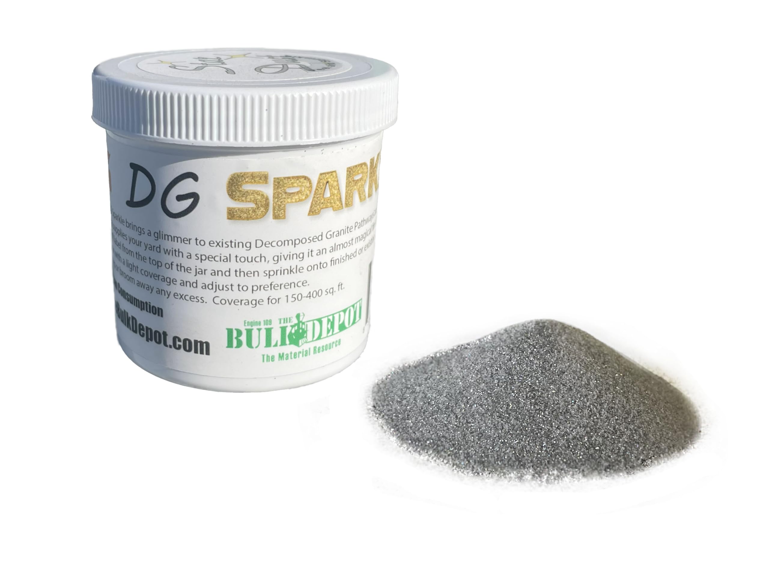MIGHTY109 DG Sparkle Star Dust, Add Some Bling to Your Pathway, Decomposed Granite Sparkle