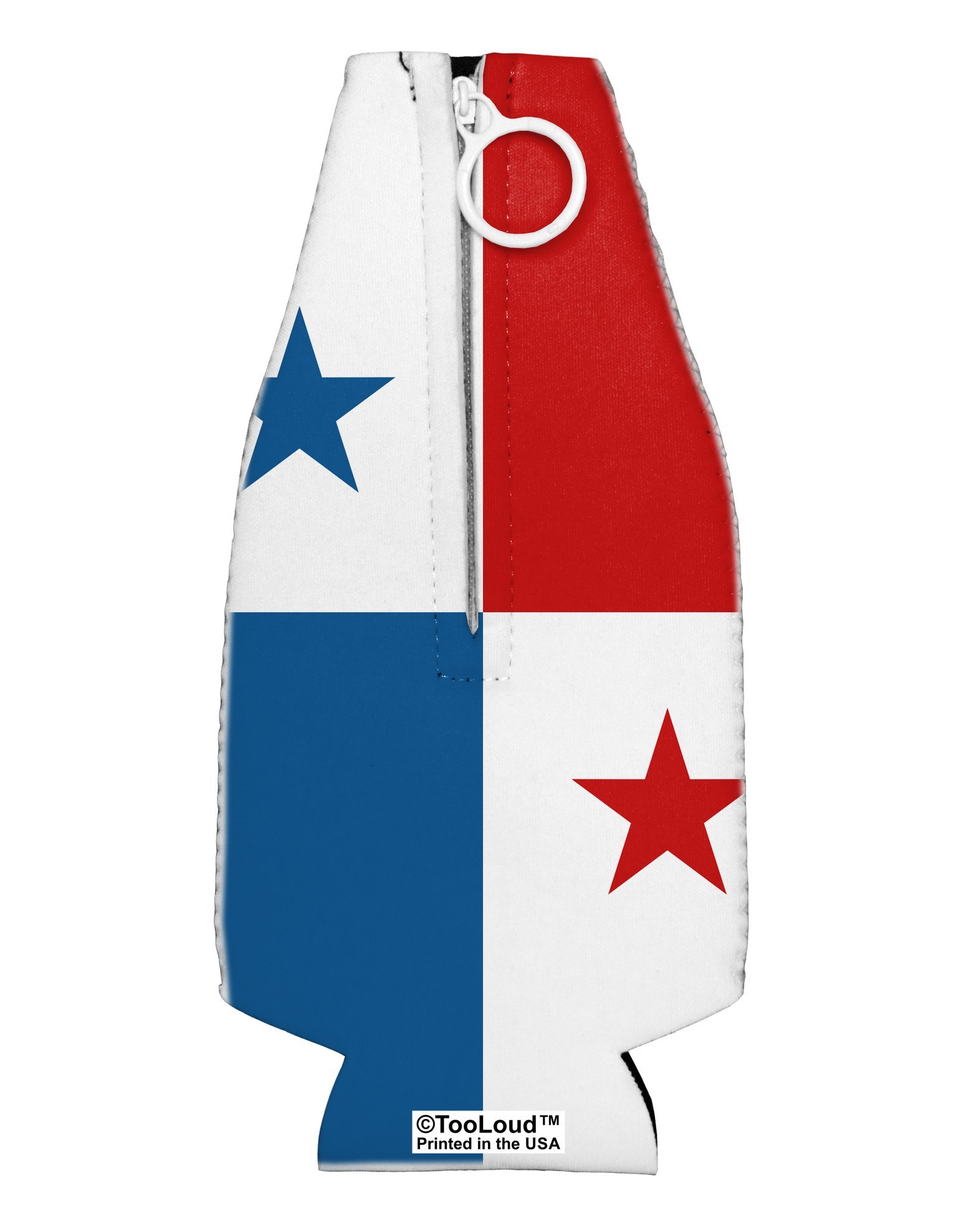TooLoud Panama Flag AOP Collapsible Neoprene Bottle Insulator All Over Print