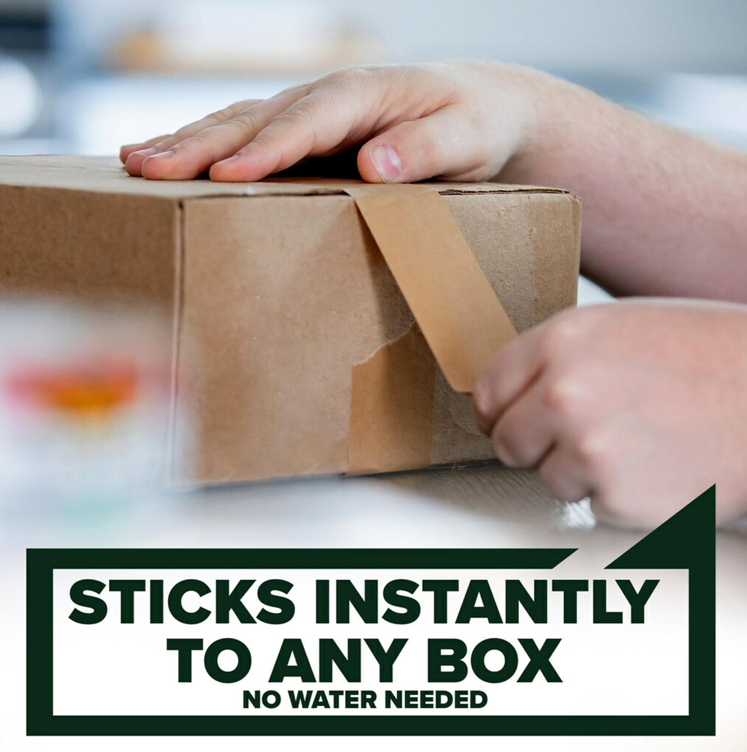 Scotch Nastro Da Imballo In Carta Box Lock - Rotolo Unico 48mm X 22.8m - Avana, Riciclabile E Super Resistente - Foto 9