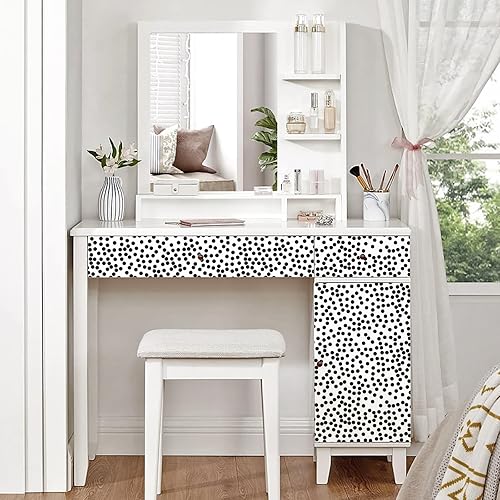 Miniatura 6 de Papel tapiz autoadhesivo decorativo, con respaldo adhesivo, calcomanía para paredes de habitación, sala de estar, guardería, con diseño de lunares