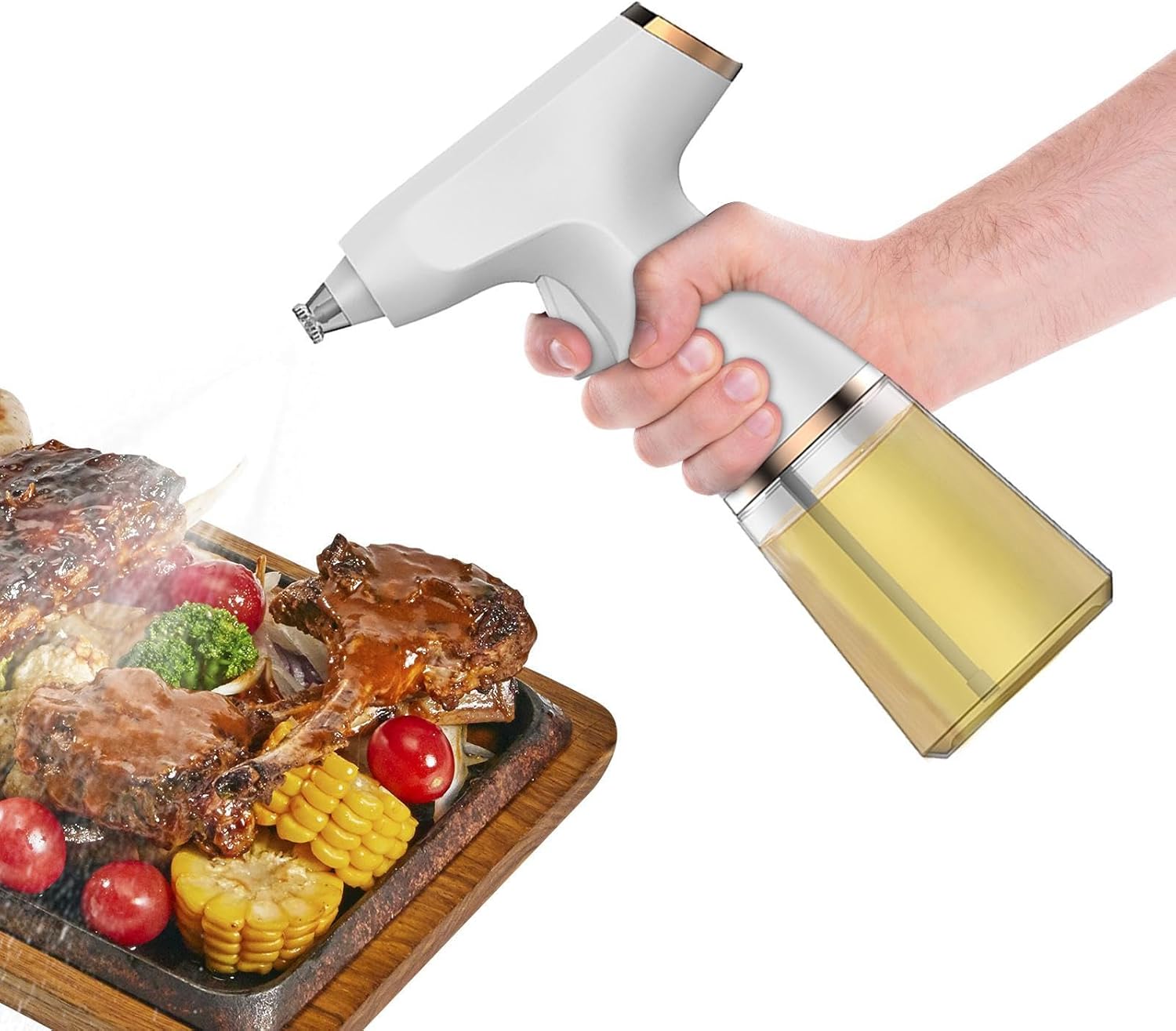 Olive Oil Sprayer, Electric Oil Mister For Air Fryer, Oil