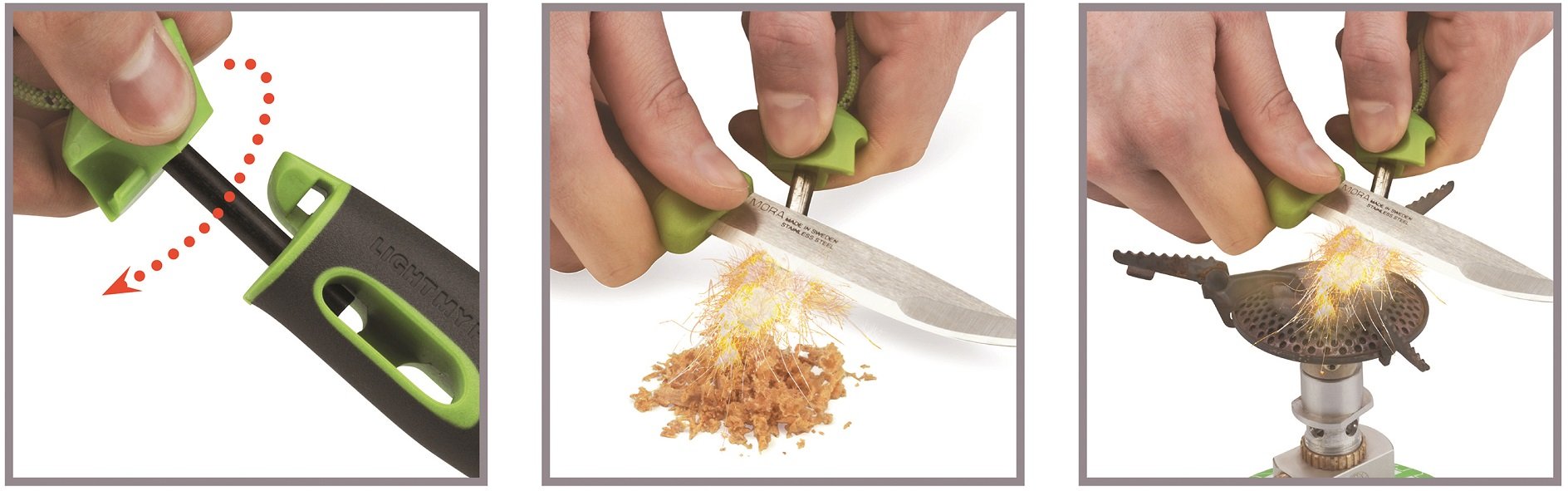 Light My Fire Knife With Fire Starter Survival Fire Starter Knife Kit