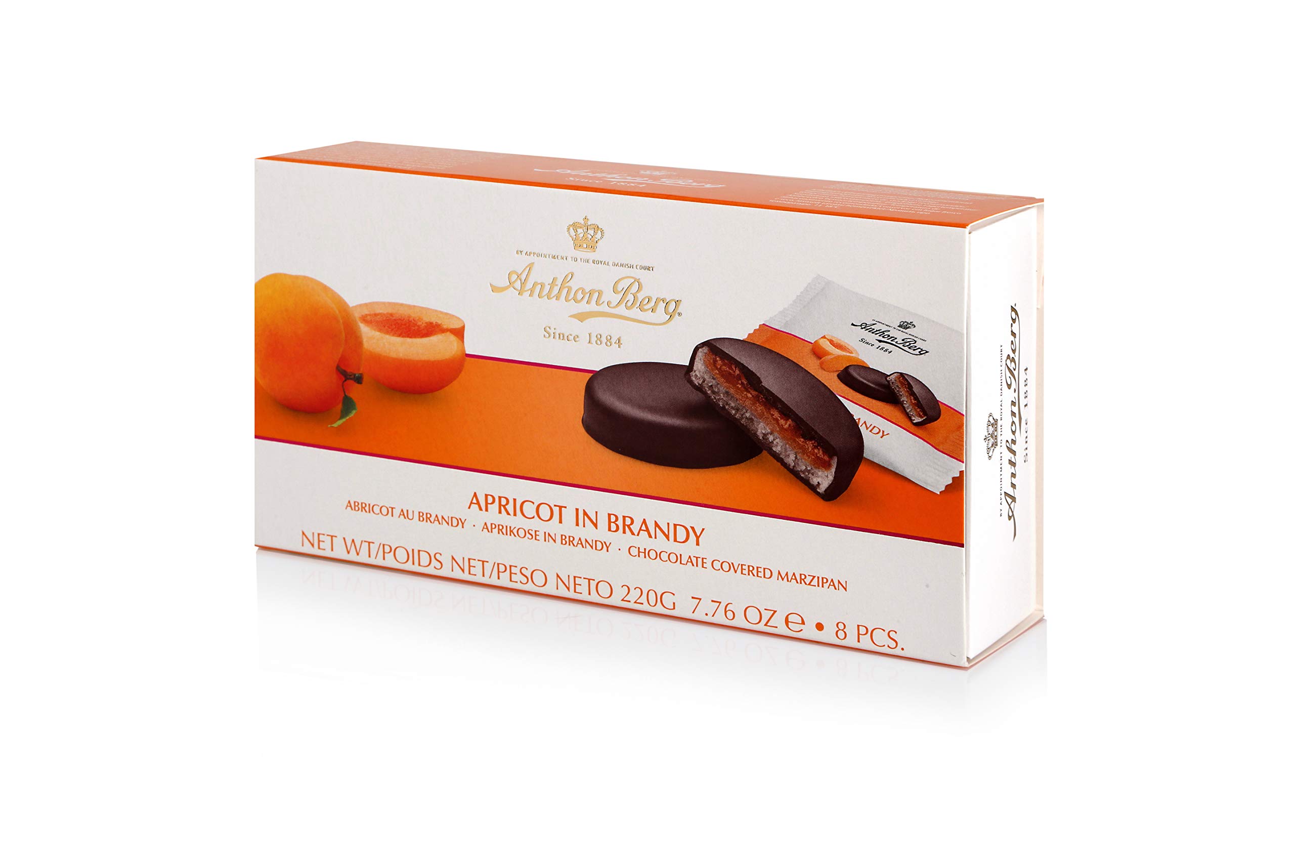 Buy Anthon Berg Marzipan Covered in Dark Chocolate Apricot & Brandy