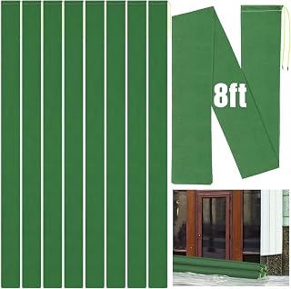 Threan 8 Pcs 8ft Sandbags for Flooding, Flood Prevention Sand Tube Bags
