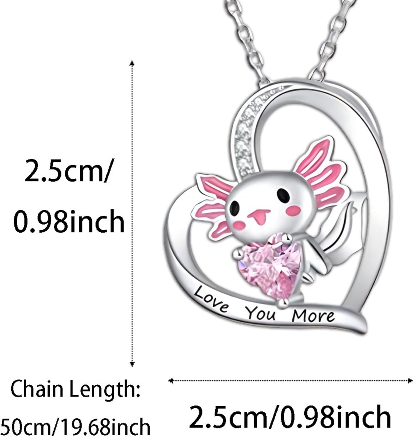 Axolotl Necklace Holiday gift for fashionable ladies - Image 8