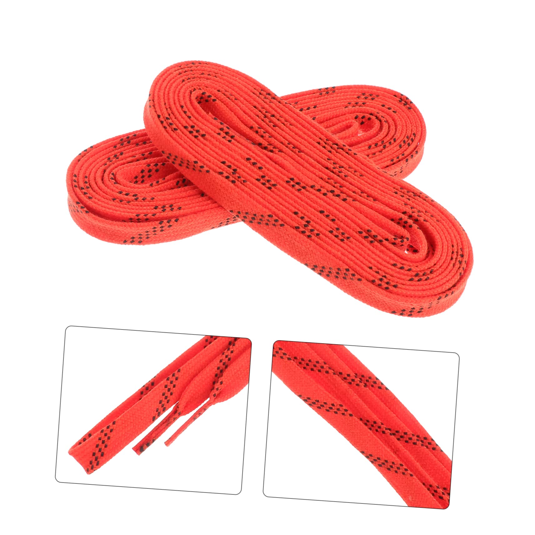 HANABASS 1 Paire D'Attaches De Chaussures Lacets De Hockey Lacets Polyvalents