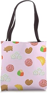 Conchas Pan Dulce Pattern on Pink Latina Gift Mexican Bakery Tote Bag