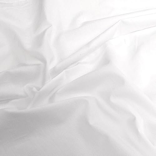 Miniatura 5 de BEDLAM Juego de funda de edredón para cama individualindividual XL, 3 piezas, 100% algodón, incluye una funda nórdica de percal blanco con un borde