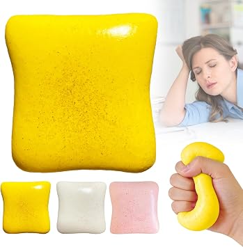 Butter Squishy Bread Viral Slow Rising Squishy;Slow Rebound Cute Butter Squeeze Stress Balls;2026 New Squeeze Ball Realistic Butter Stick Soft Squeeze Balls,Party Favor Gift Bread Yellow 1PC